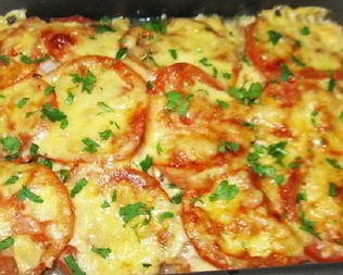 Куриная печень в духовке