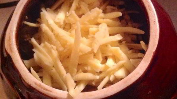 куриная печенка под сырной корочкой