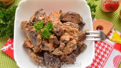 Печень индейки в мультиварке