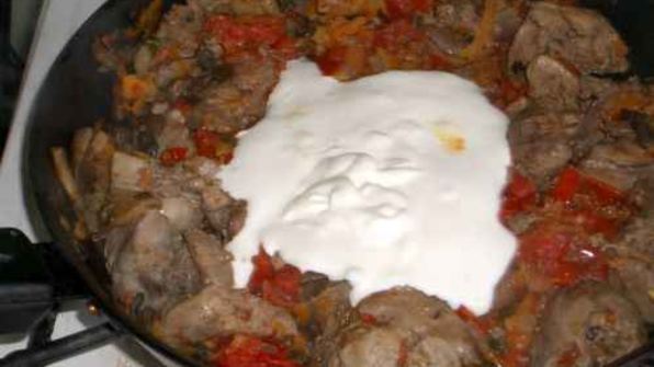 печень куриная жареная