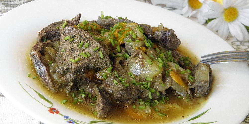 Рецепт печень по-домашнему