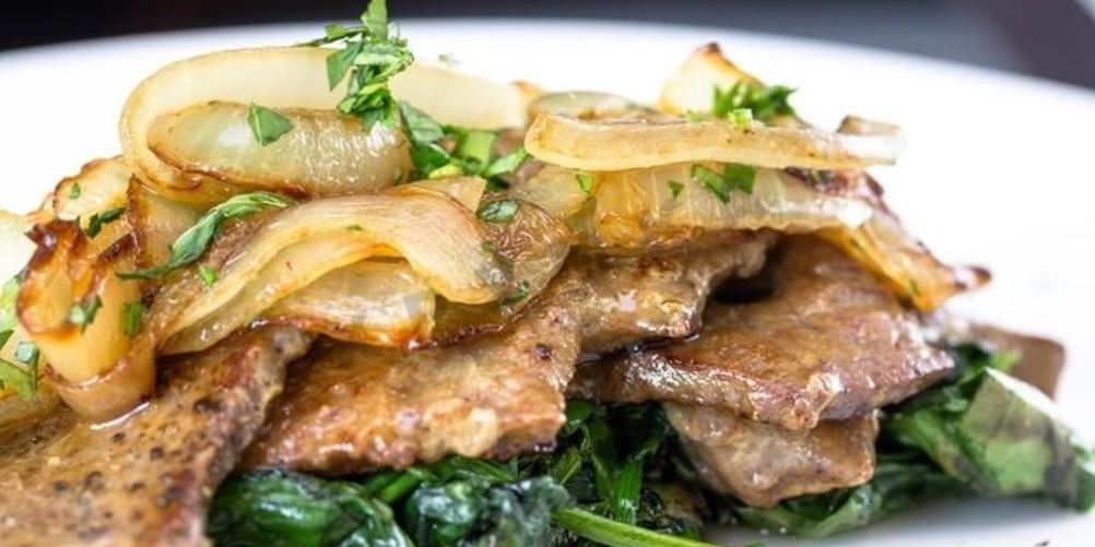 Рецепт печень по-венециански