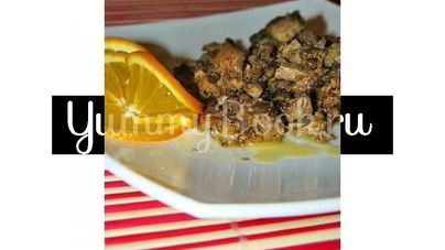 Печень с апельсинами