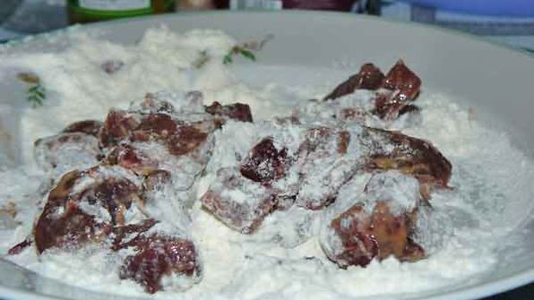 печень с апельсинами