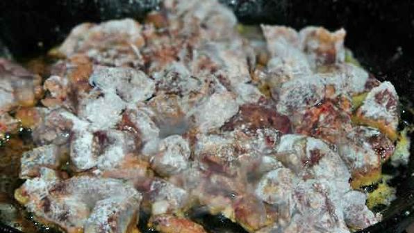 печень с апельсинами