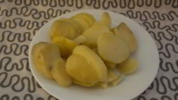 печень с картошкой