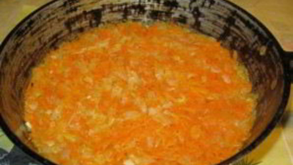 печень с морковью и луком