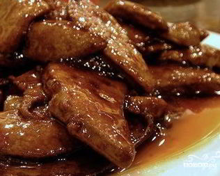 Печень свиная в мультиварке