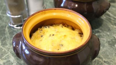 Печень в горшочках по-русски