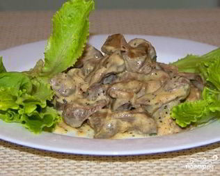 Печень в сметане в мультиварке