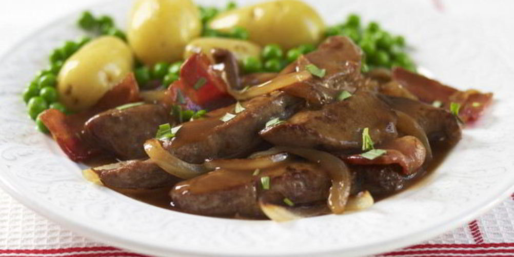 Рецепт печень в соусе