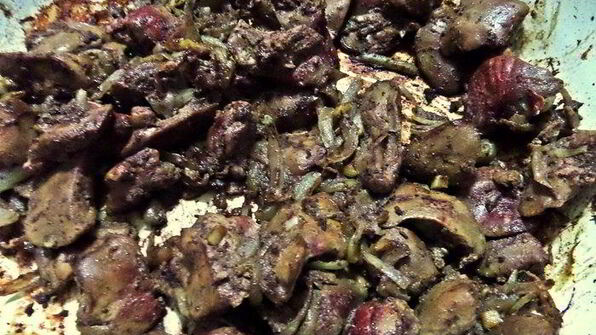 печенка медово-горчичная