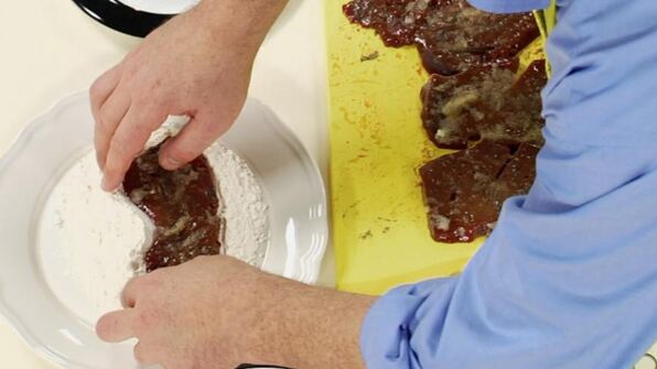 печенка с гречкой