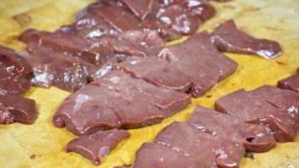 печенка с подливкой