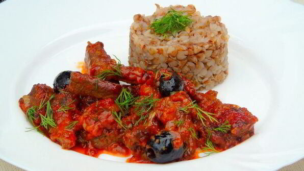 печенка в пикантном соусе