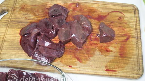 запеченная свиная печень