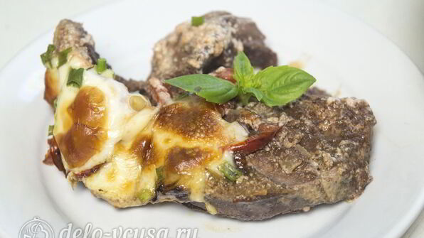 запеченная свиная печень