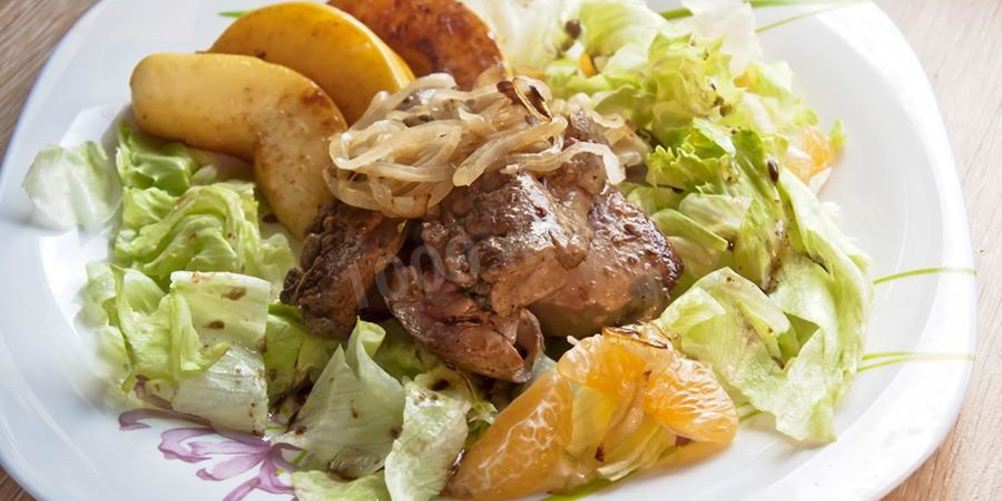 Рецепт жареная на сковороде утиная печень