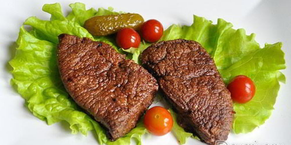 Рецепт жареная печень, маринованная в соевом соусе