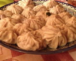 Хинкали с мацони