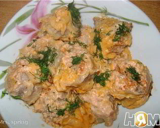 Ленивые пельмени из лаваша