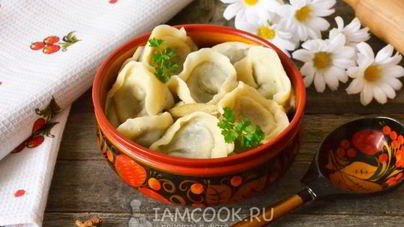 Пельмени с грибами