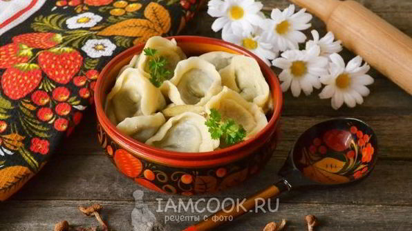 пельмени с грибами