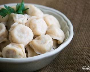 Пельмени с куриным фаршем