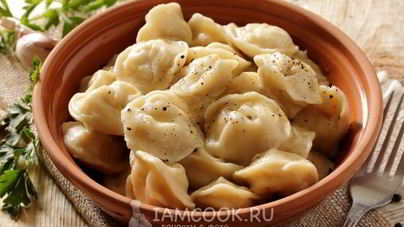 Пельмени с курицей