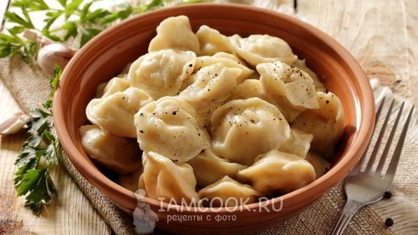 пельмени с курицей