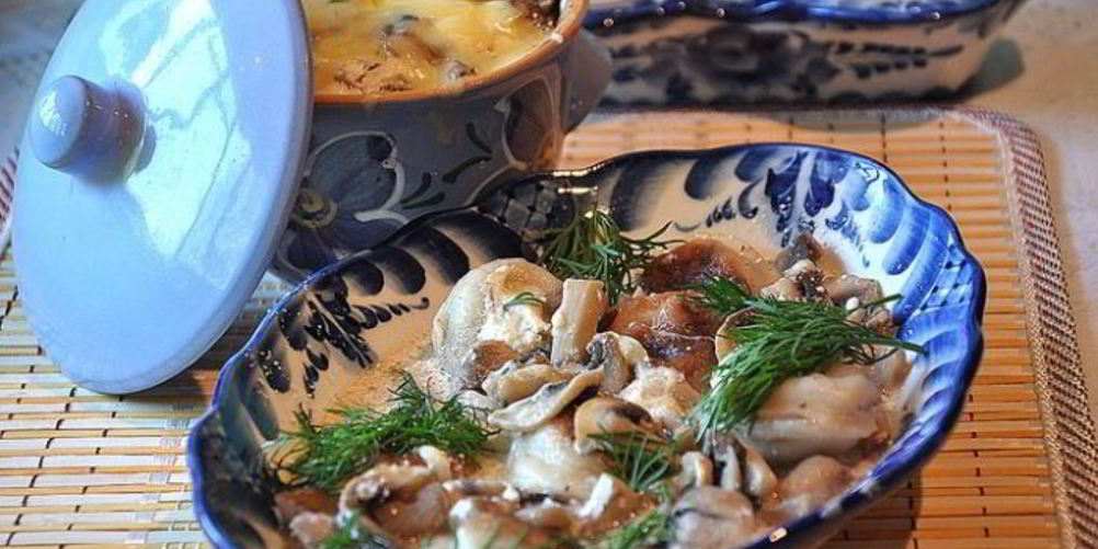 Рецепт пельмени в горшочках