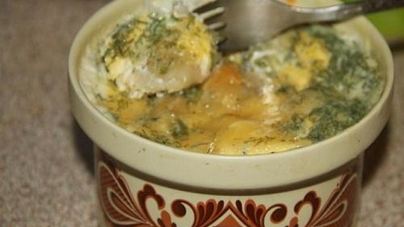 Пельмени в горшочке