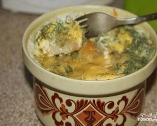 Пельмени в горшочке