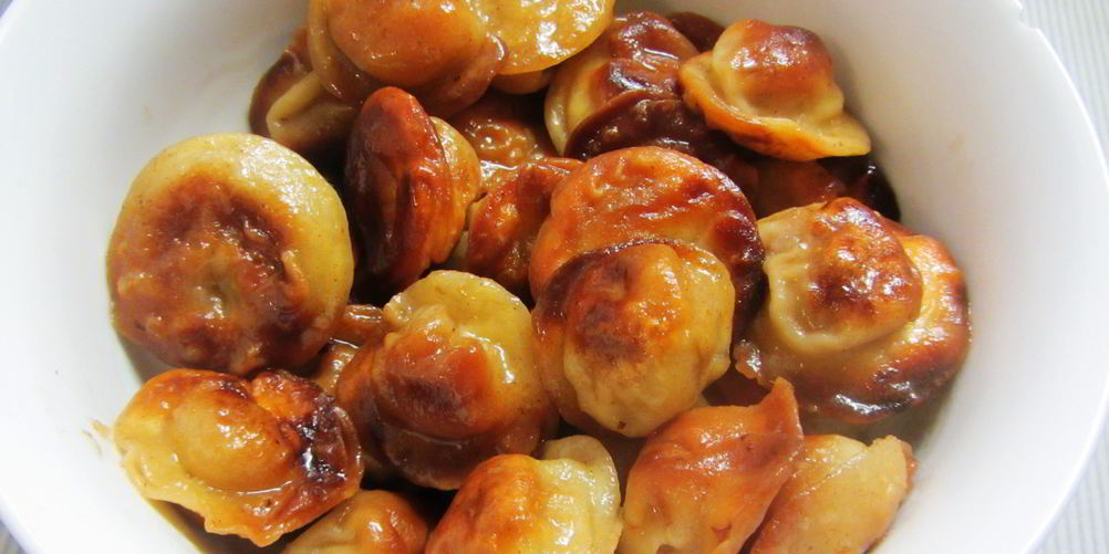 Рецепт жареные пельмени