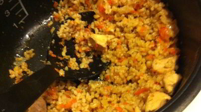 Ароматный плов с курицей в мультиварке