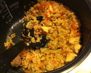 Ароматный плов с курицей в мультиварке