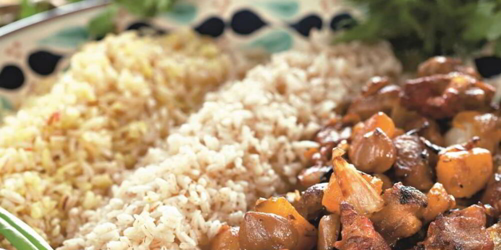 Рецепт азербайджанский плов с бараниной, тыквой и каштанами