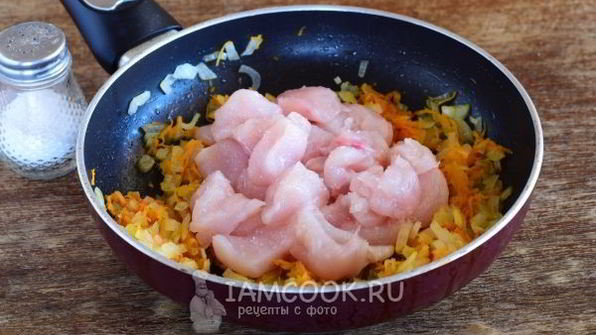 детский плов с курицей