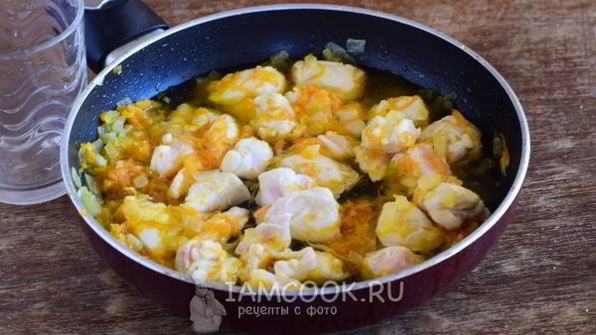 детский плов с курицей