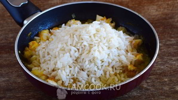 детский плов с курицей