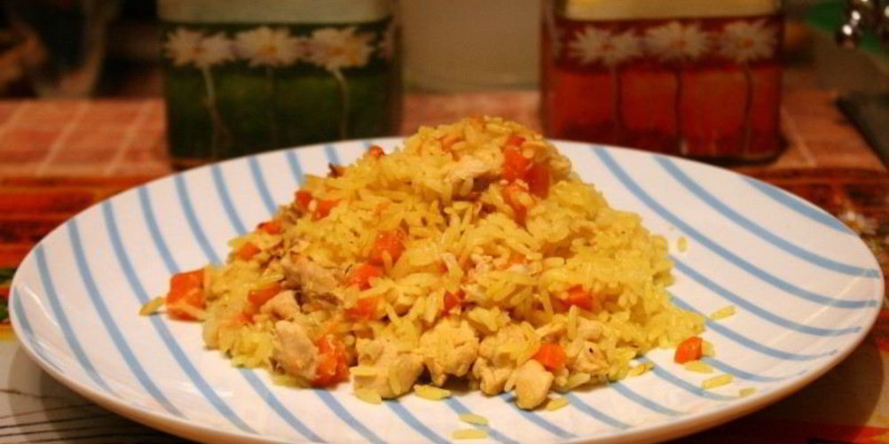 Рецепт диетический плов