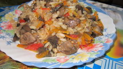 Грибной плов