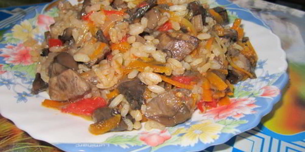 Рецепт грибной плов