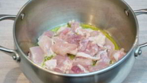 острый плов с курицей