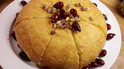 Откидной плов с курицей