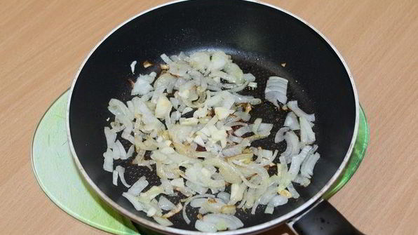 паэлья из перловой крупы и лесных грибов