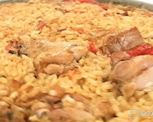 Паэлья с говядиной и курицей