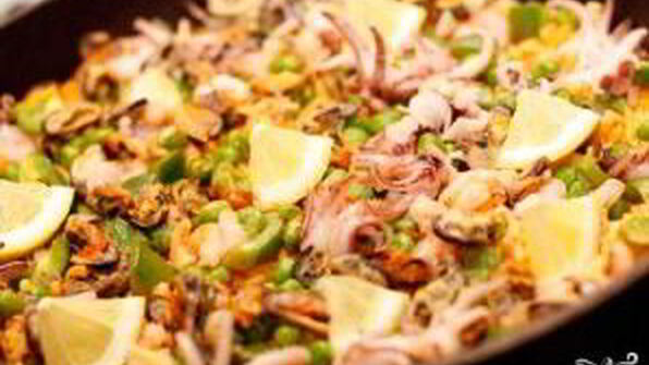 паэлья с морепродуктами