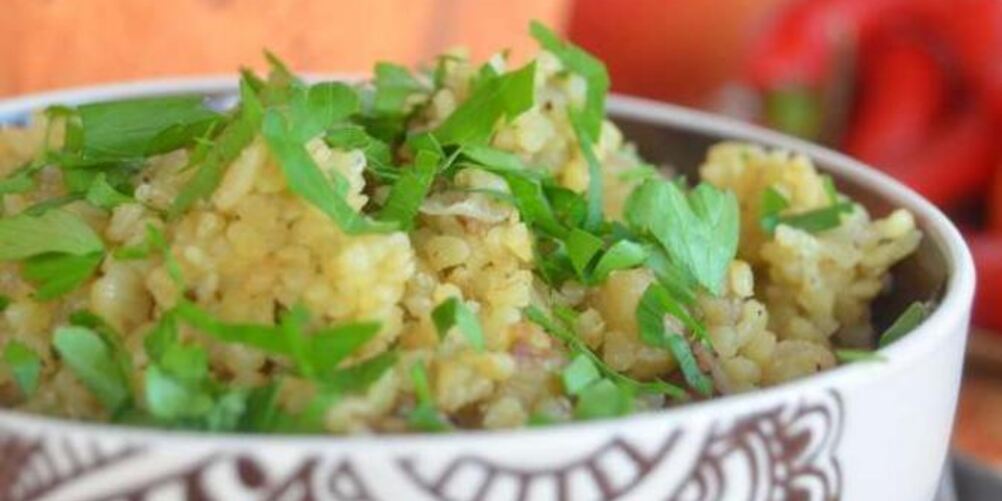 Рецепт пилав из булгура с баклажанами