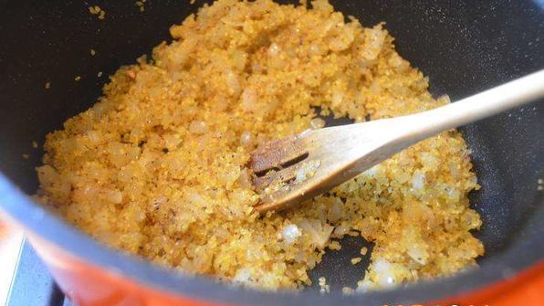 пилав из булгура с баклажанами